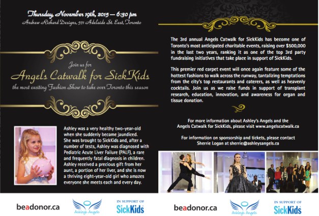 Ashley's Angels 2015 Save the Date