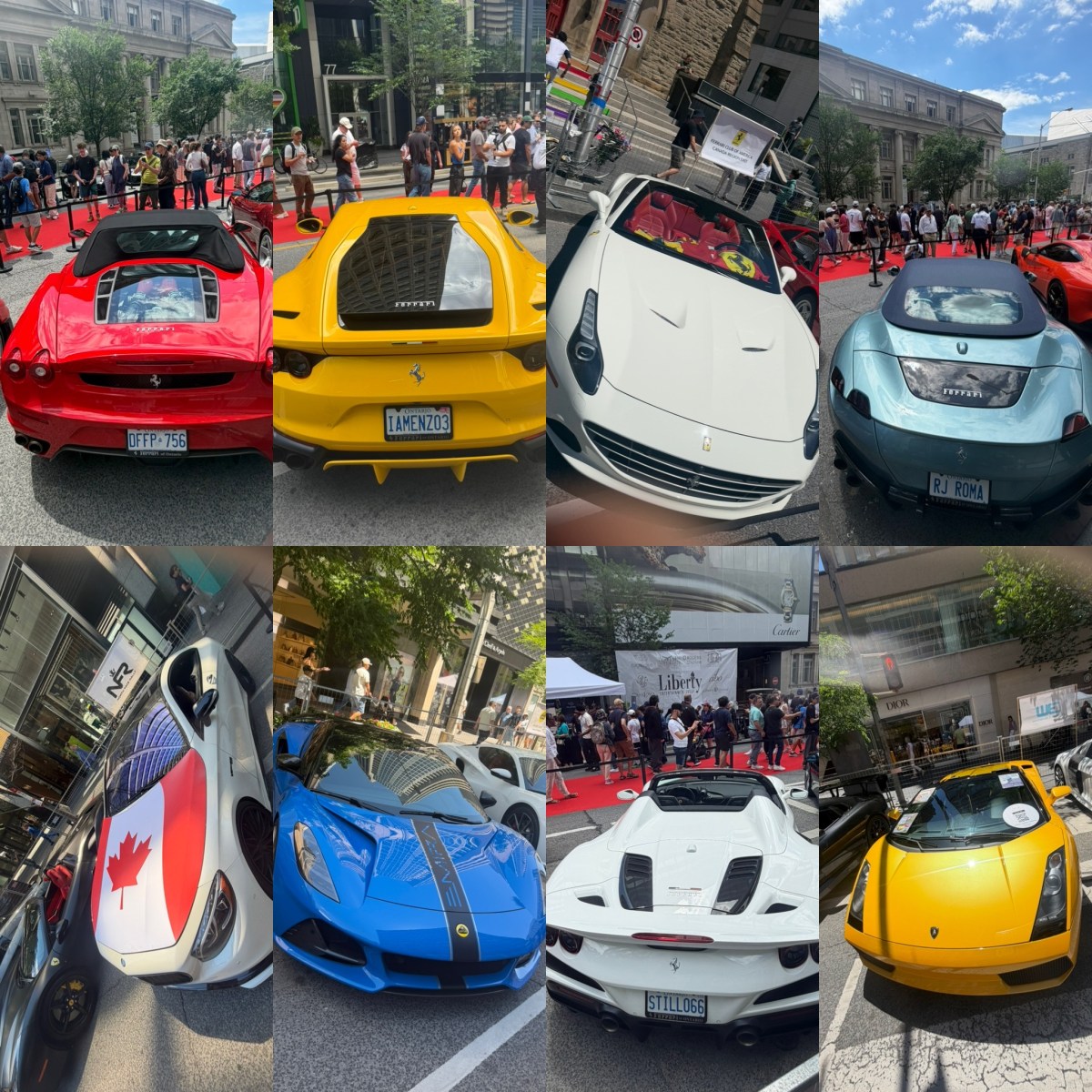 WE WALK THE RED CARPET AND SAW CLASSIC & EXOTIC CARS, INCLUDING PORSCHE, FERRARI, LAMBORGHINI, ASTON MARTIN, AMERICAN, SUPER CARS AND MORE&IT WAS FATHER’S&nbsp;DAY